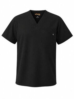 NWT Urbane Performance Men's 3XL Black V-Neck Medical Scrub Top 9154 Stretch